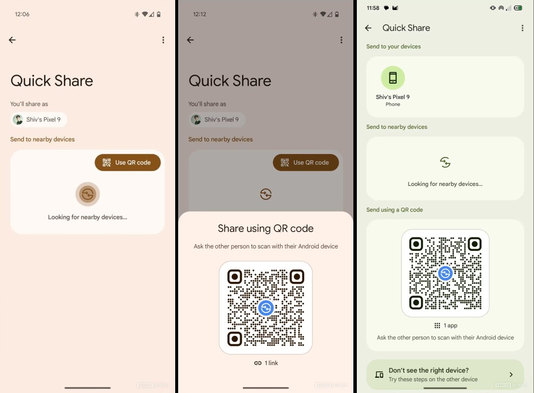Den siste oppdateringen kombinerer effektivt de to metodene – trådløs og QR-kode – på én skjerm, og brukeren kan umiddelbart velge det siste alternativet uten å vente på at en enhet i nærheten skal oppdages.