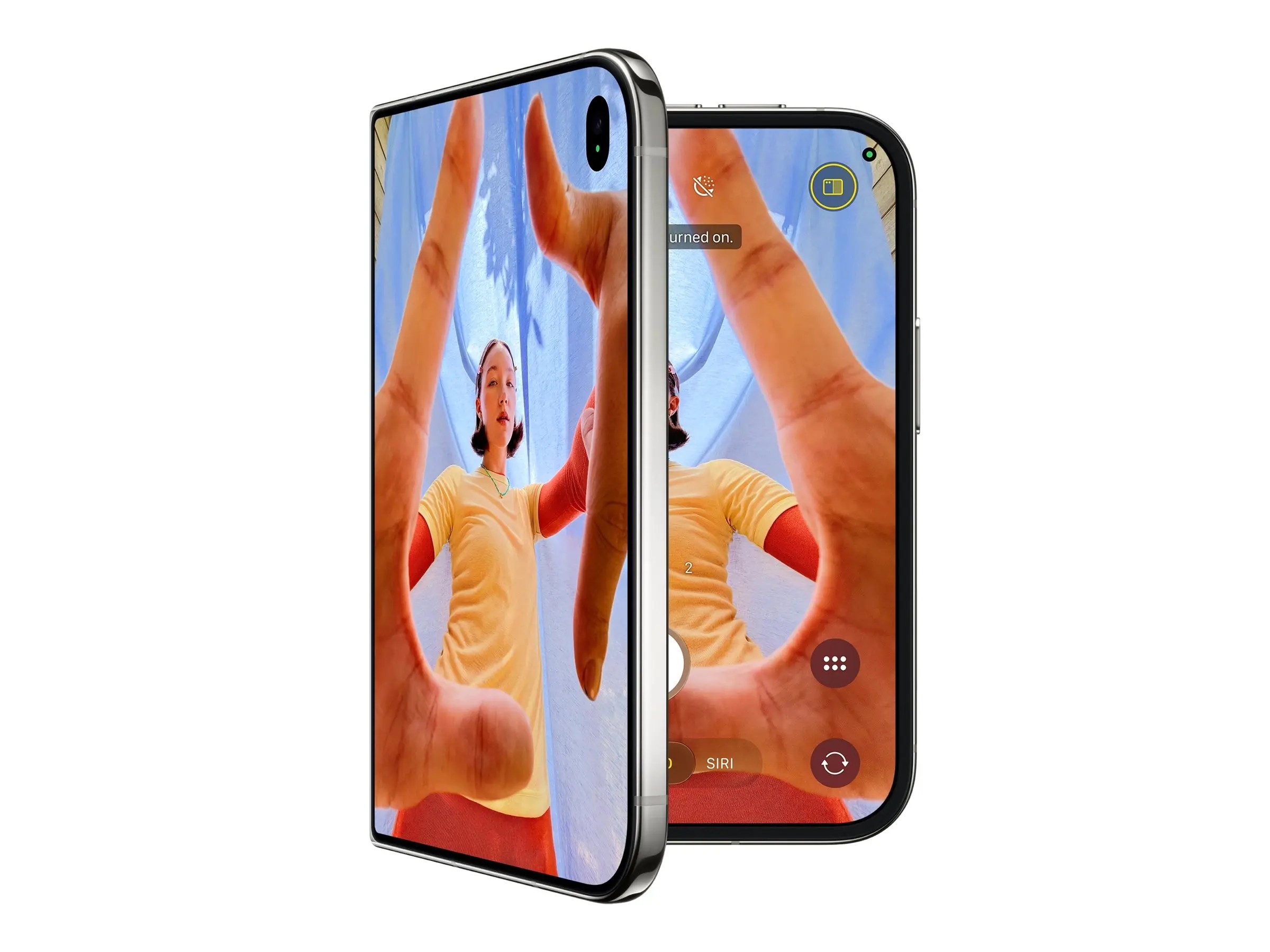 iPhone Duo kan teknisk sett brukes med venstre hånd, men enhetens design gjør dette mindre praktisk